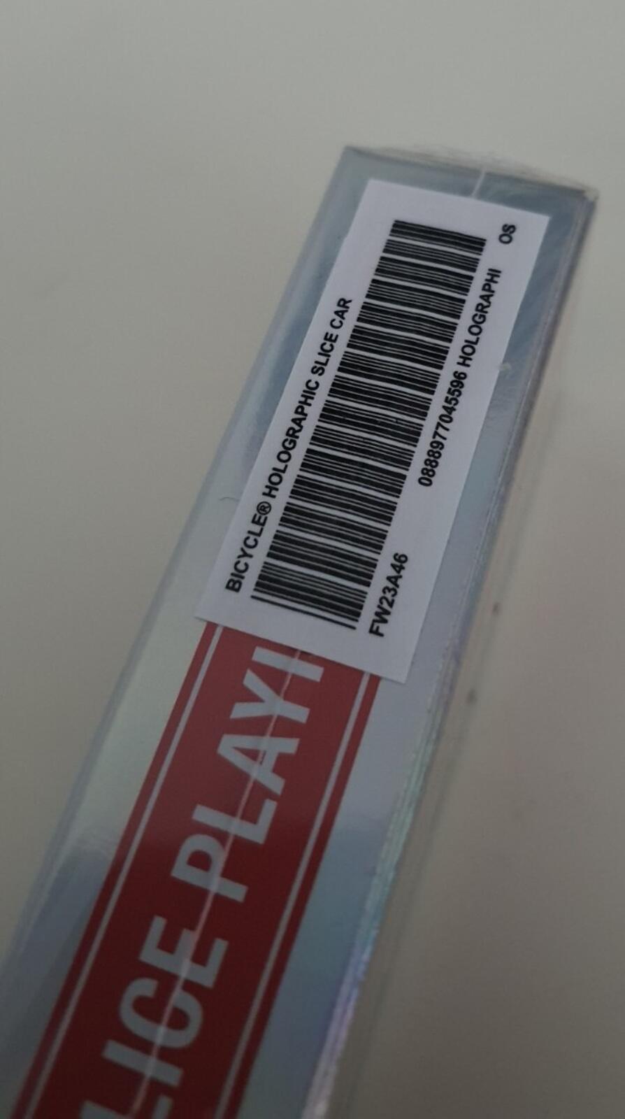FW23 Supreme x Bicycle Holographic Slice Cards deck New And Unopened Accessory
