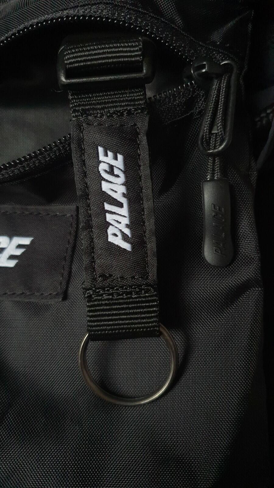 AW16 Palace Benedon black Sack bag / backpack Tri-Ferg