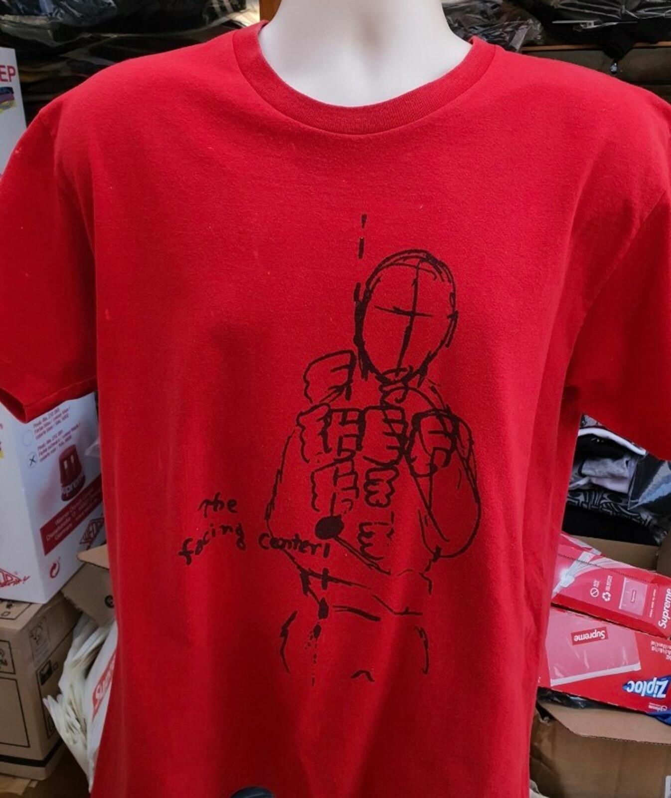 FW13 Supreme Bruce Lee Mantra Tee Red Size L