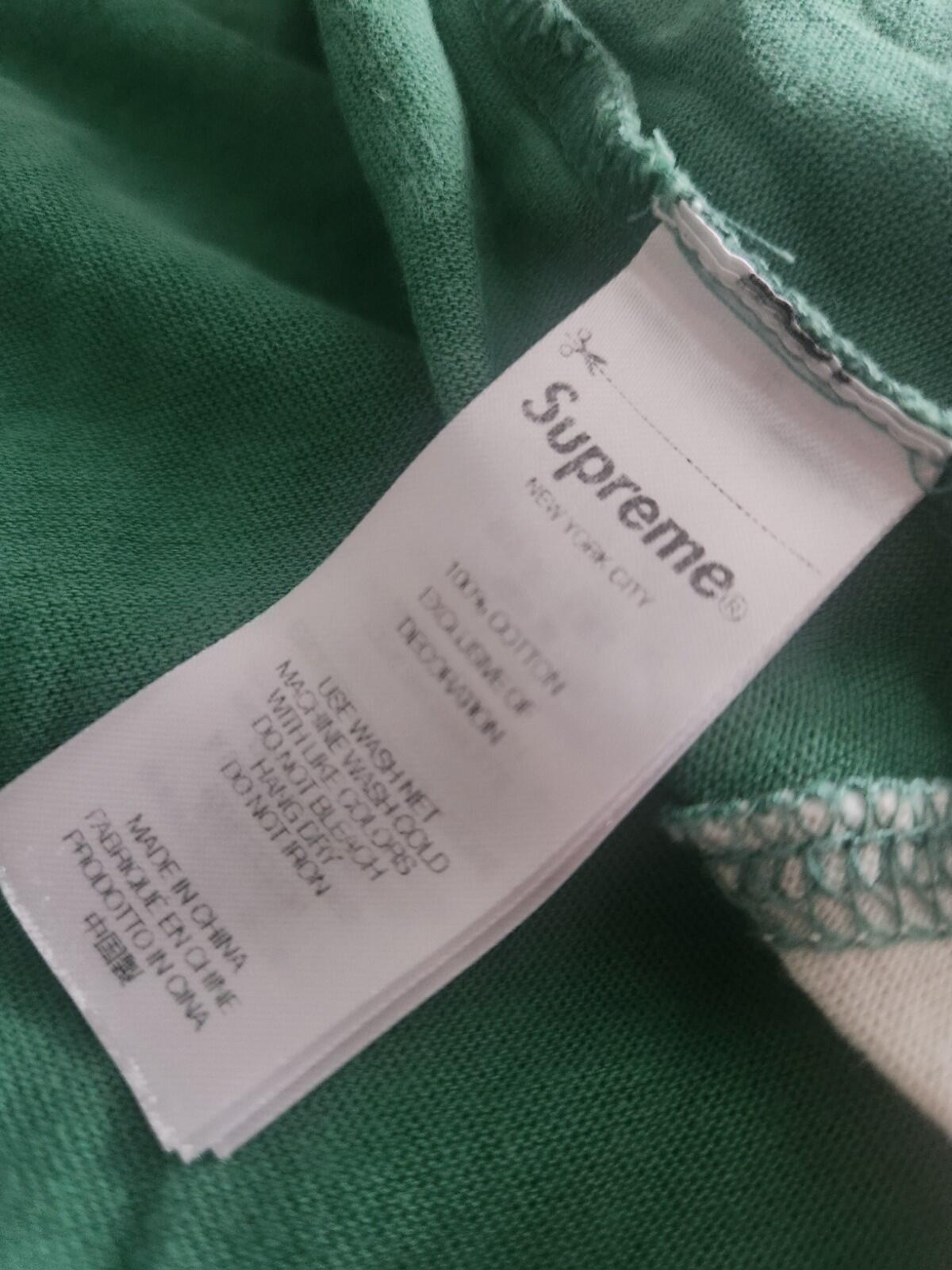SS25 Supreme Lager S/S Top Green Tee size S Small T-Shirt