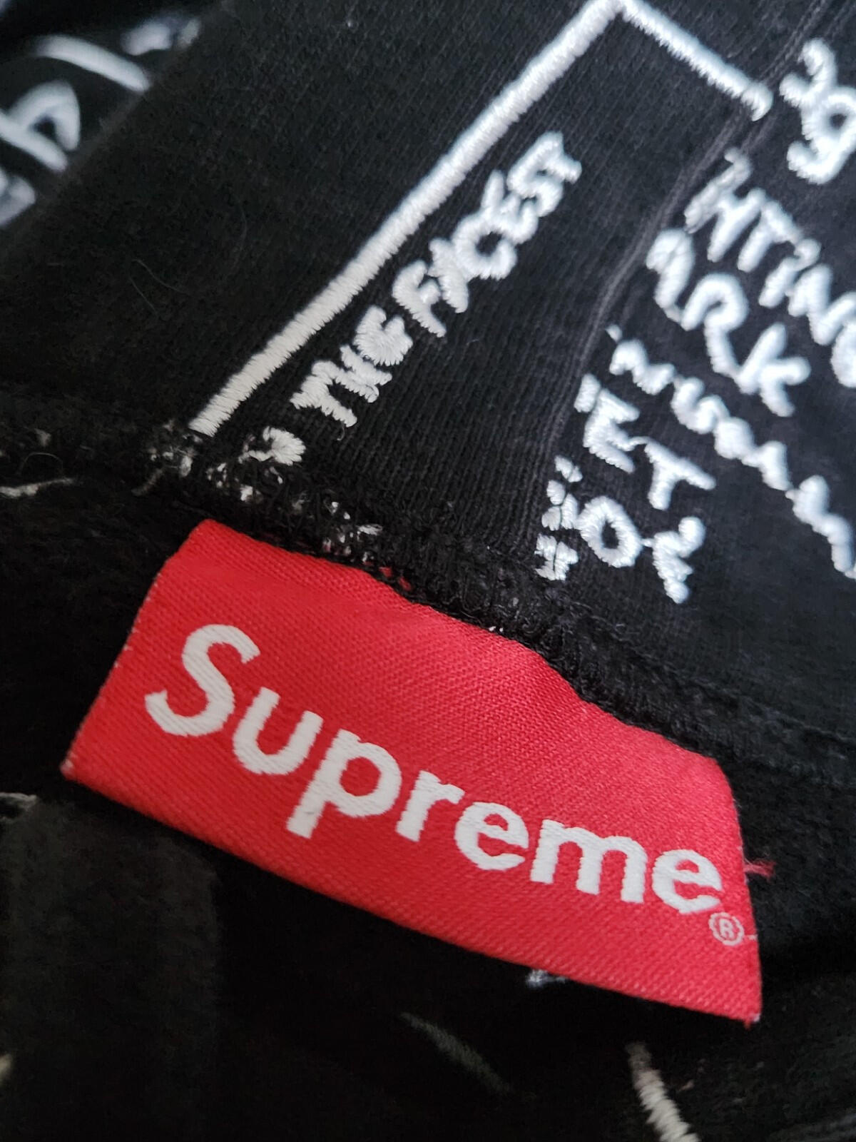 SS19 Supreme Gonz Embroidered Map Hooded Sweatshirt medium Black Hoodie Gonzales