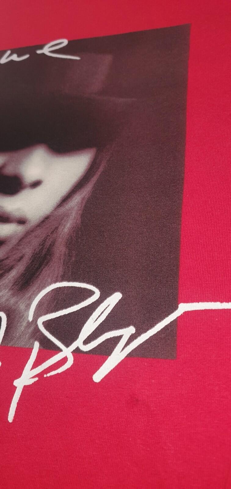 FW19 Supreme Mary J. Blige red Tee size M medium T-shirt American Singer