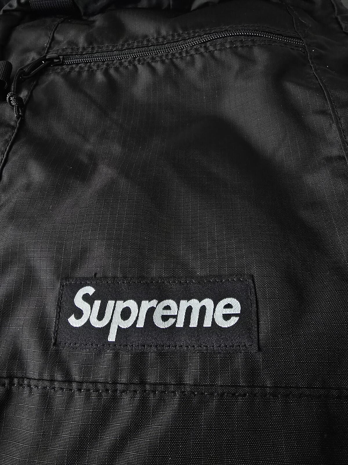 SS19 Supreme tote backpack Black Bag Cordura 18L