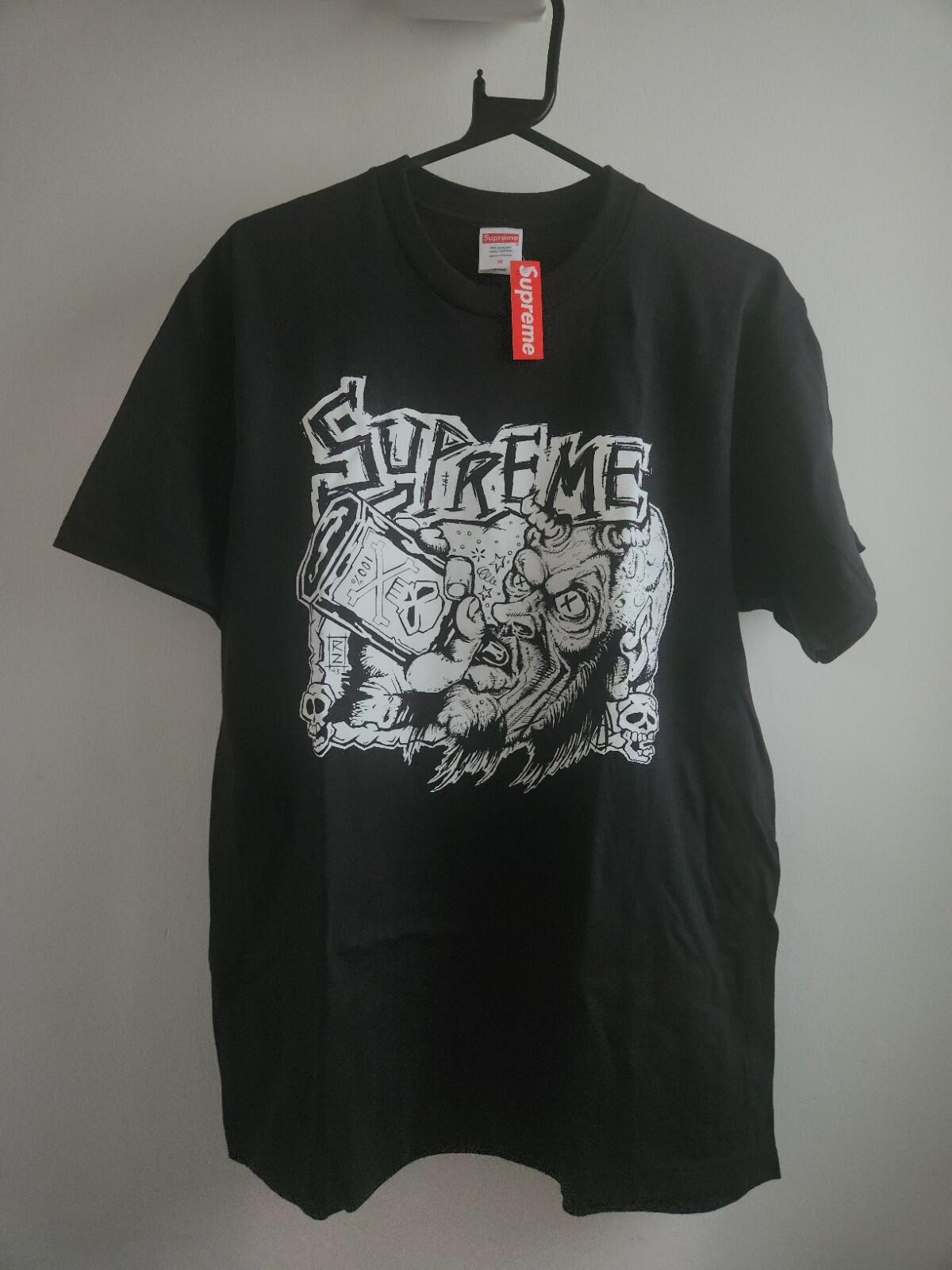 FW25 Supreme Fucki n Blowout Tee Black Size L Original artwork by Rob Zombie