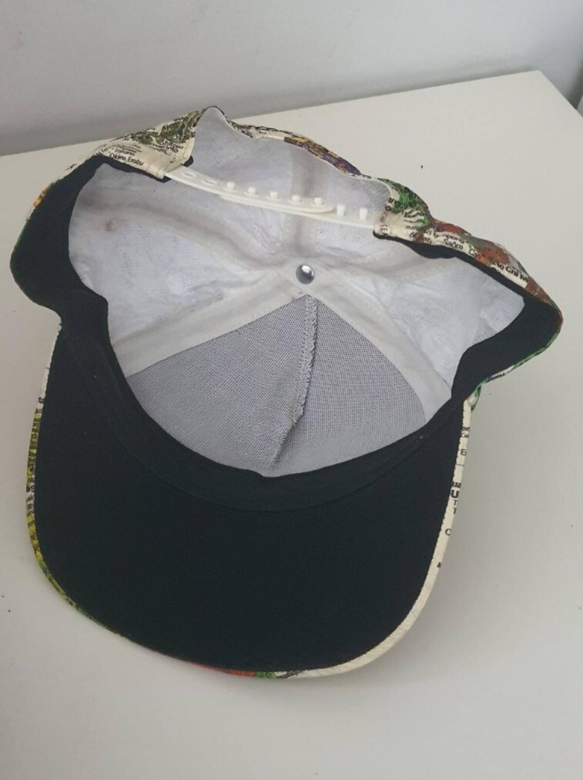 SS12 Supreme World Map 5-panel cap vintage Multicolour Hat 2012 Atlas Very rare