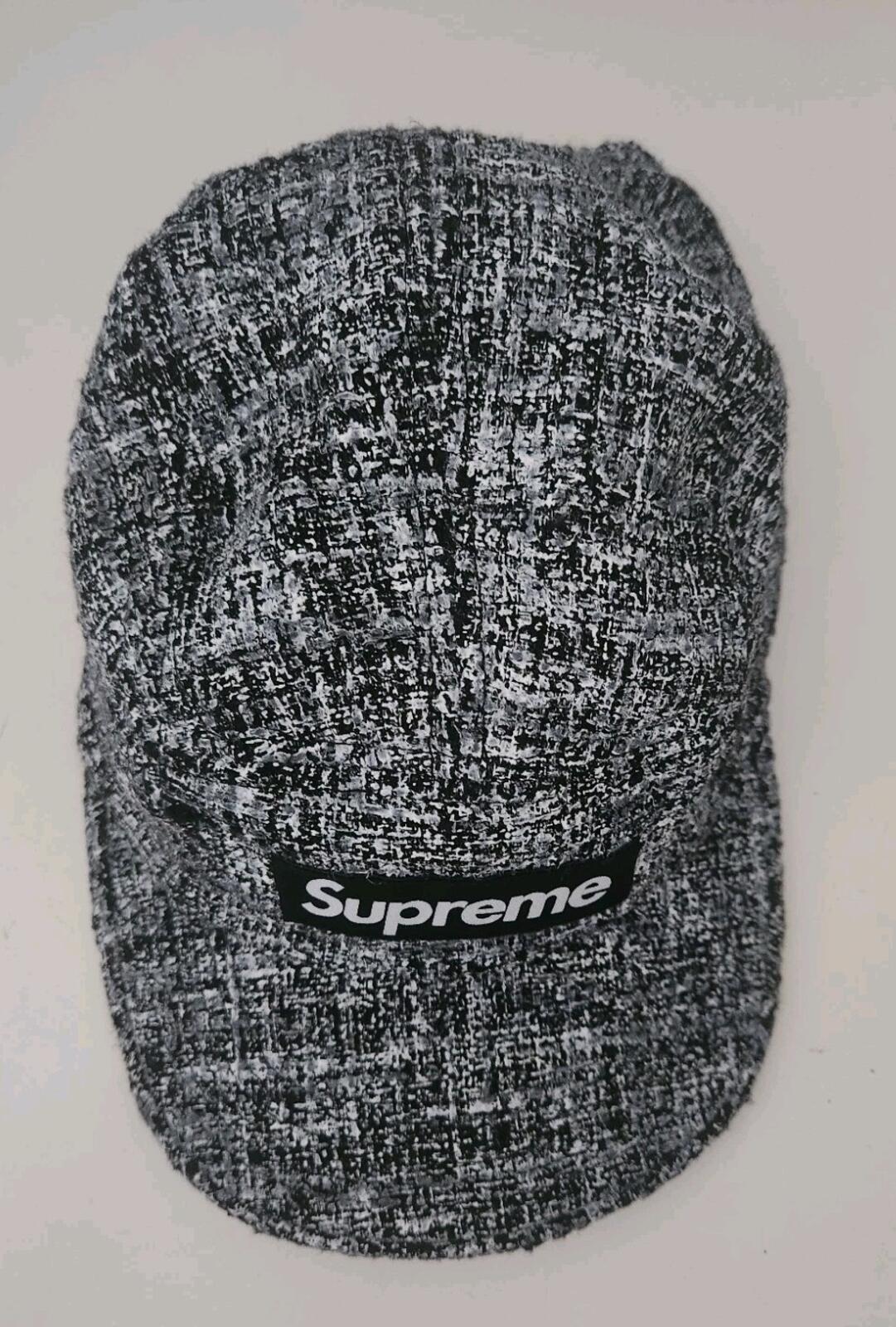 SS18 Supreme Boucle Camp Cap Black