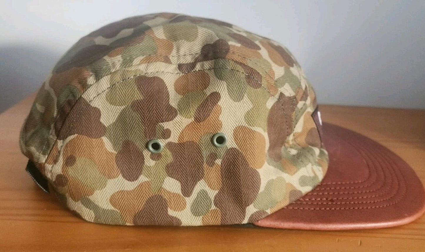 SS12 Supreme Camo Leather Camp Cap