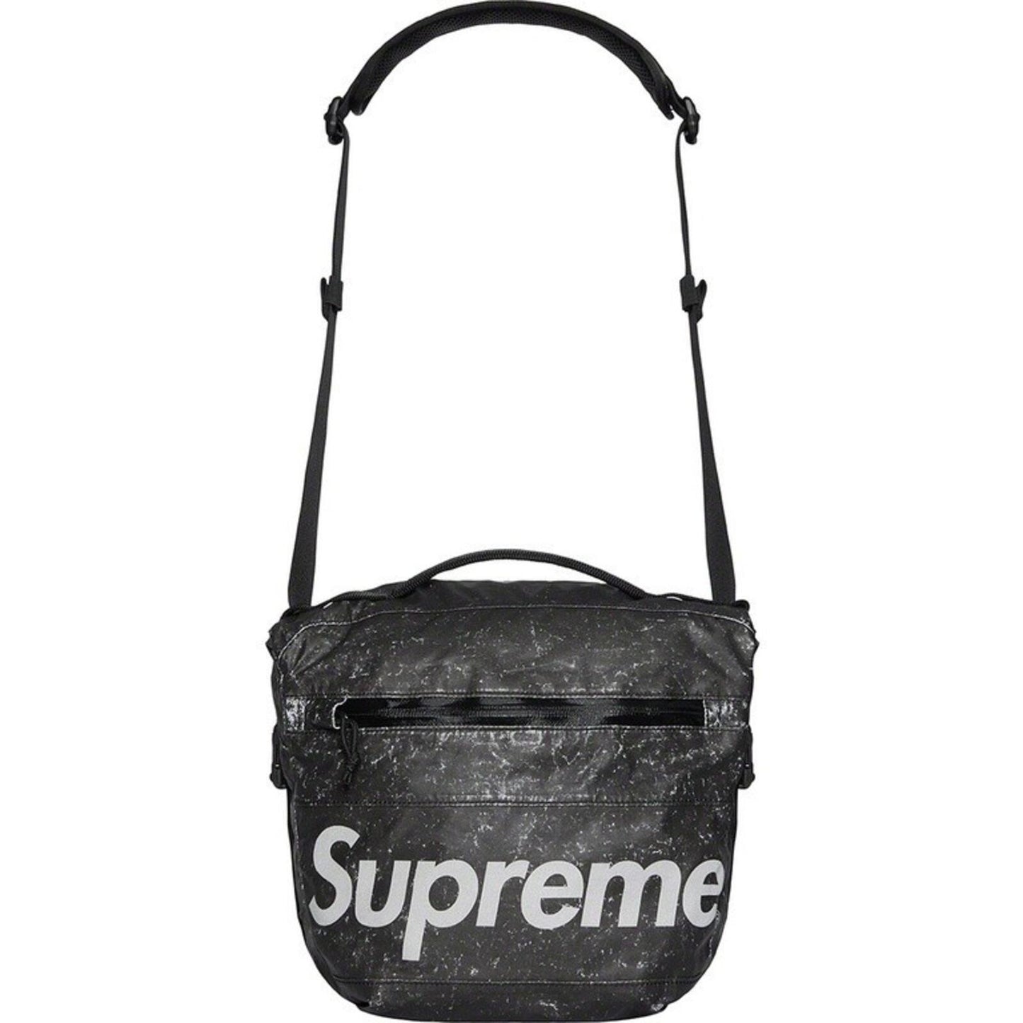FW20 Supreme Waterproof Reflective Speckled Shoulder Bag Black