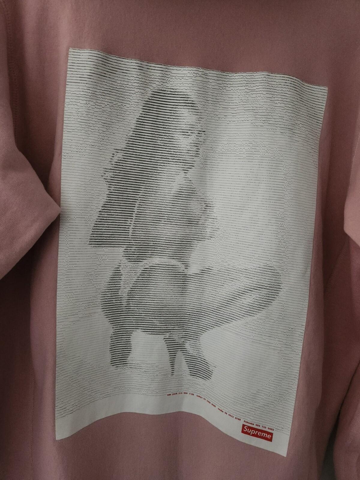SS17 Supreme Digi Hooded Sweatshirt Pink Size L