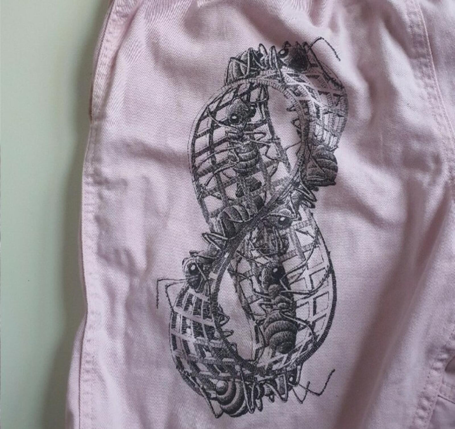 SS17 Supreme x MC Escher dust pink Short size S small shorts Rare