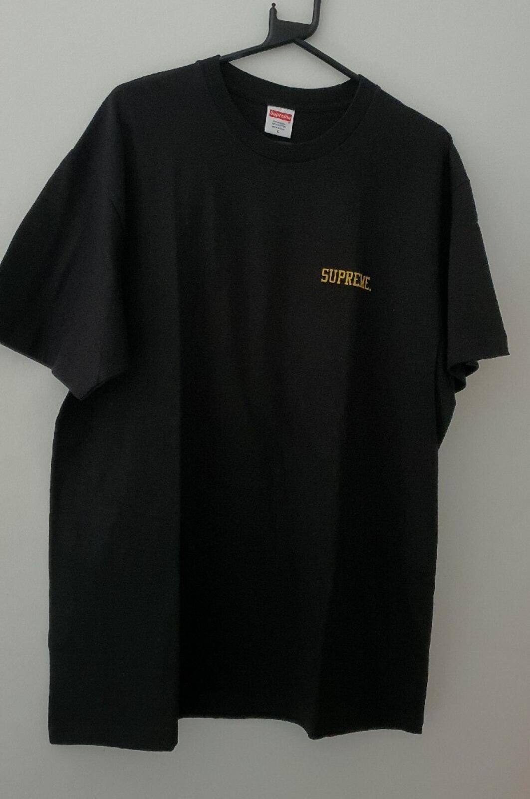 SS20 Supreme Automobili Lamborghini Tee size M Medium black T-shirt Bull