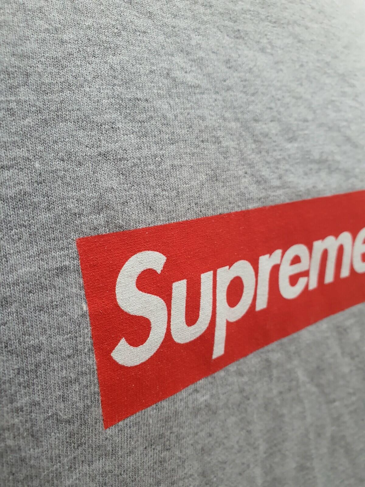 SS14 Supreme 20th Anniversary Box Logo T-Shirt Heather Grey T-Shirt M Medium Selten