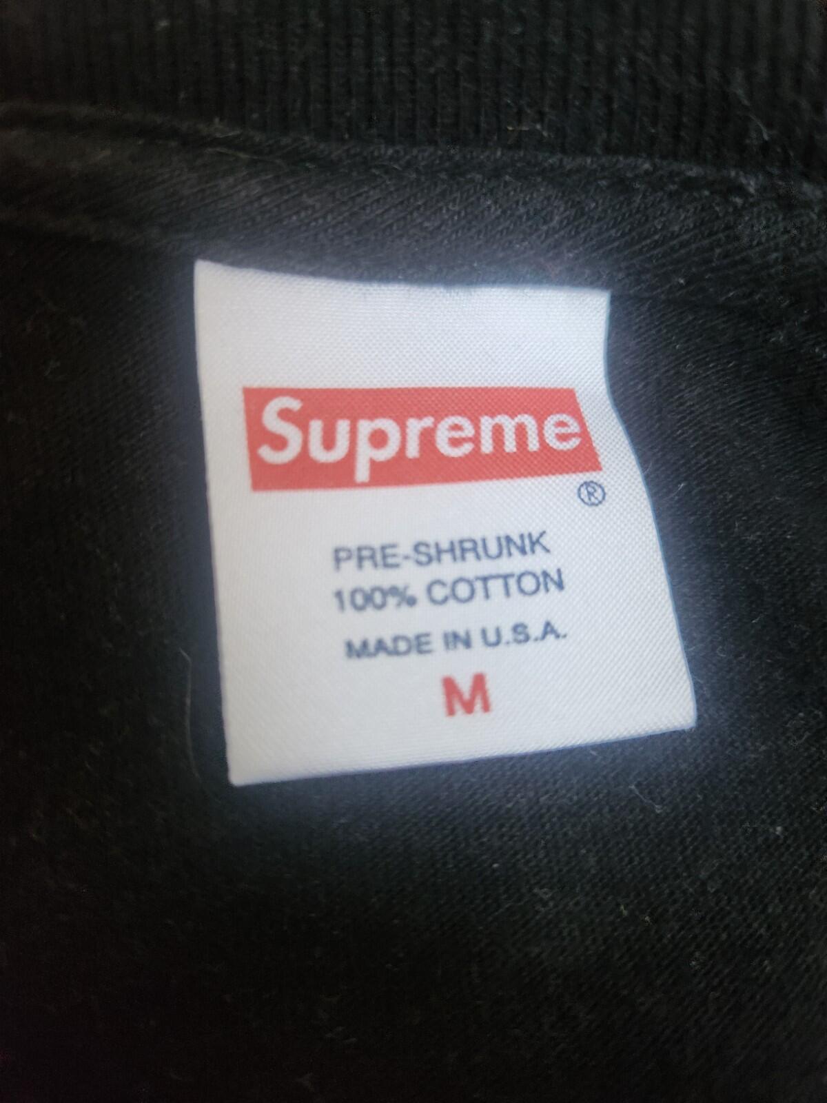 SS15 Supreme Bread Alone Tee Schwarz T-Shirt Größe M Medium Engel