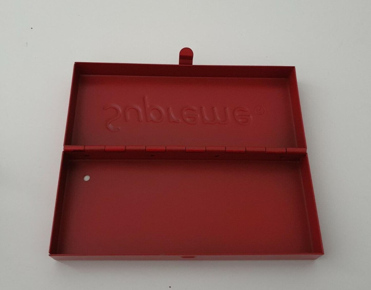 SS09 Supreme small metal box red vintage grail from 2009 Very rare Accessory