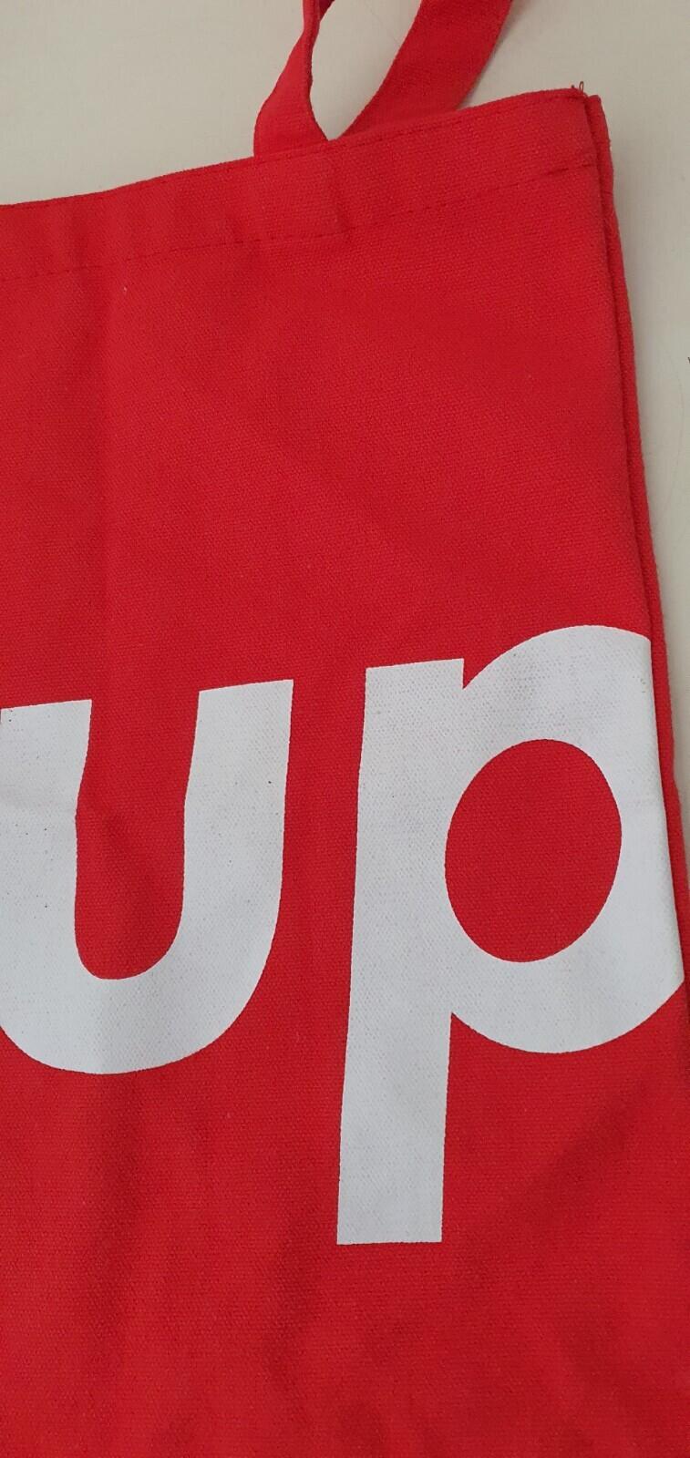 2009 Supreme tote red SUP bag vintage Very rare
