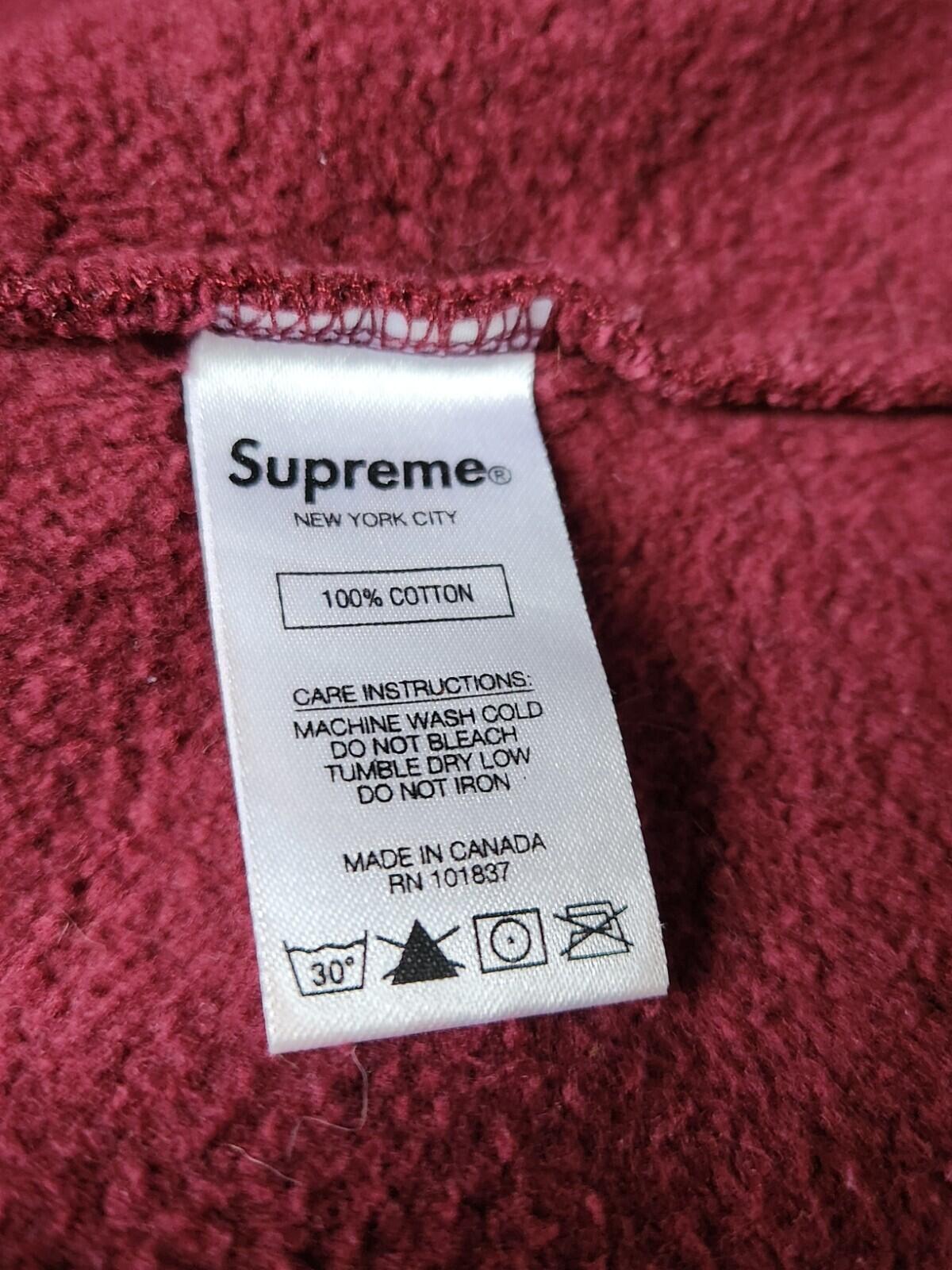 FW17 Supreme Gonz Heads Burgundy crewneck size L large sweatshirt Mark Gonzales