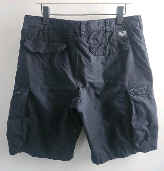 Pantalones cortos de chándal Nike Cargo The Athletic Dept. Talla 32 azul marino vintage con bolsillos utilitarios para hombre