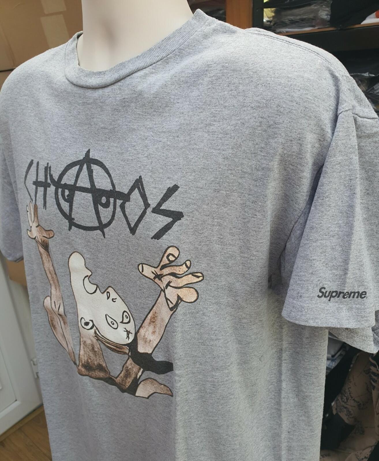 FW10 Supreme Chaos Tee Heather Grey Size L