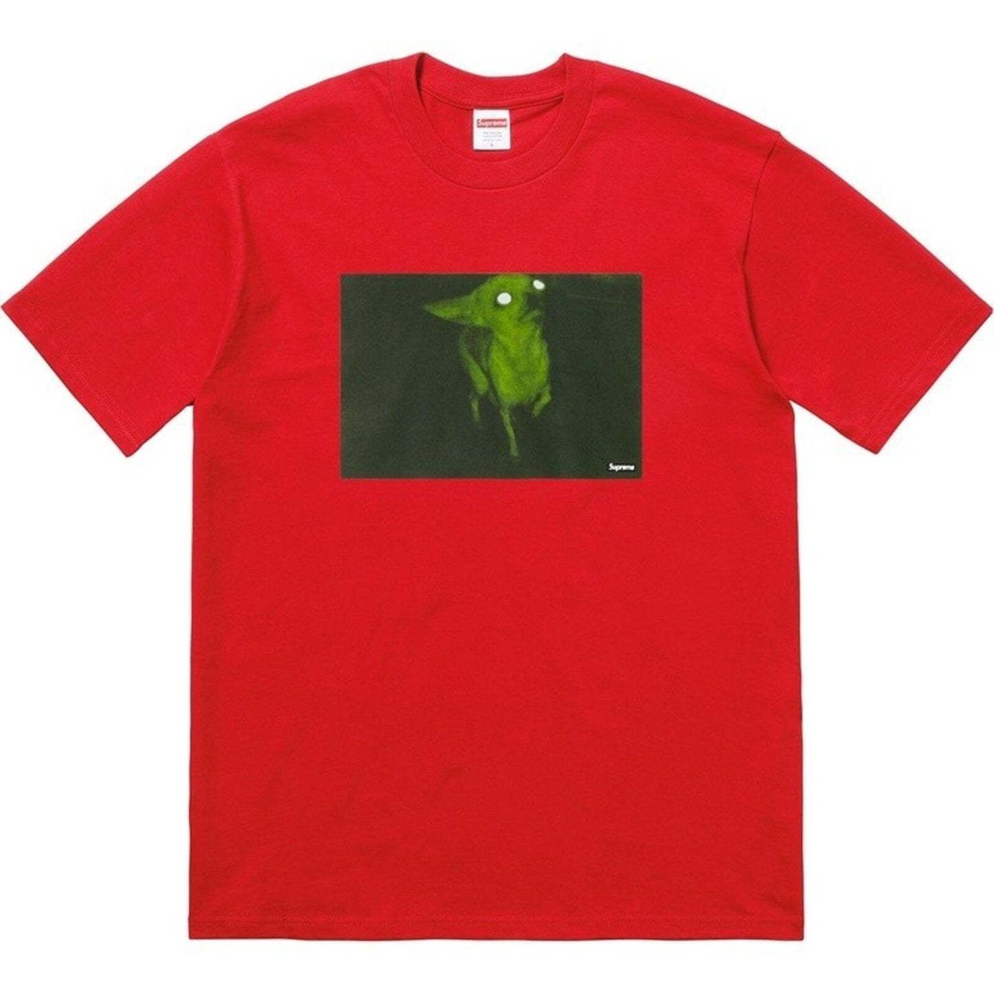 FW18 Supreme x Chris Cunningham Chihuahua Tee Red Size M