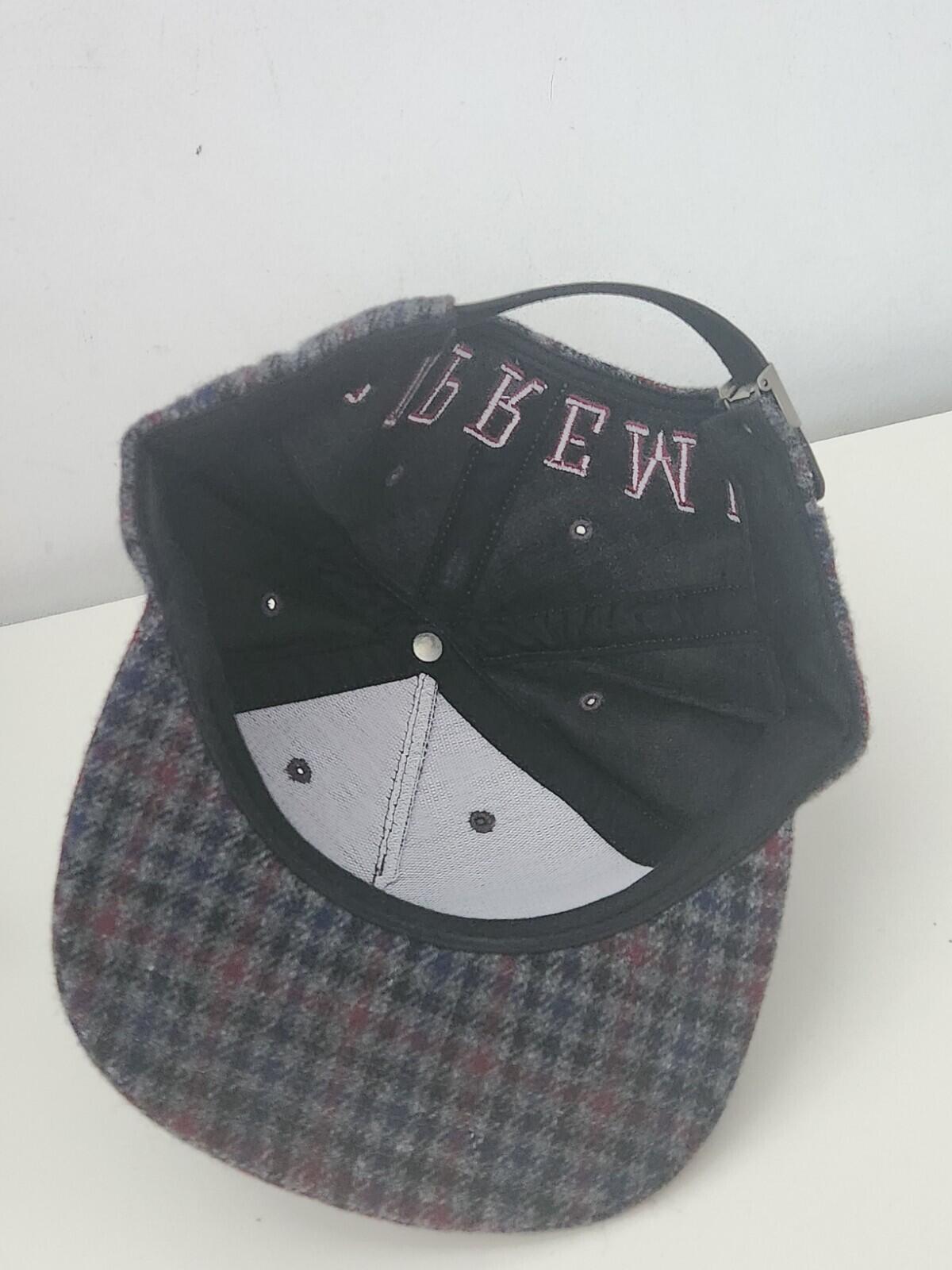 FW14 Supreme Tweed Back Arc  5-panel cap Wool hat Rare Vintage 2014