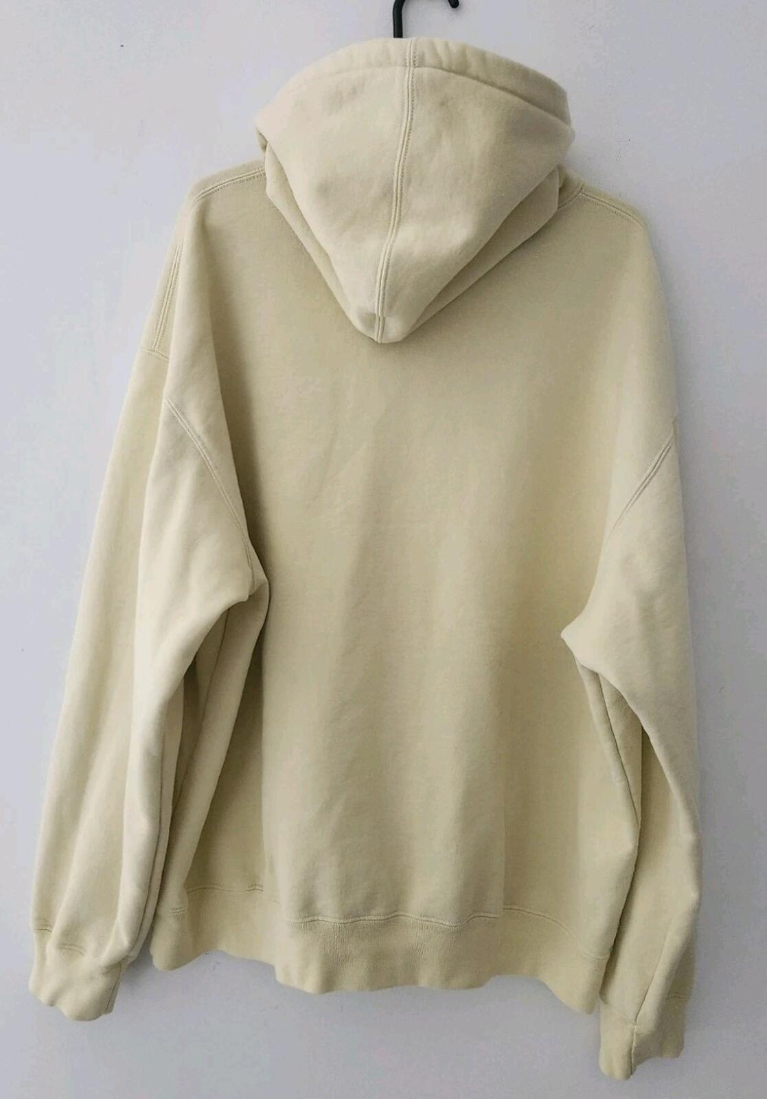 SS23 Supreme Small Box Hooded Sweatshirt 2XL XXL Yellow Hoodie Logo Pullover