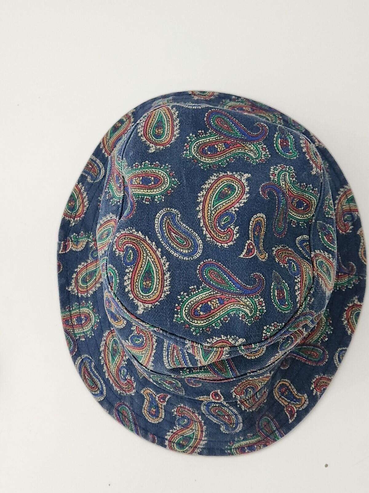 FW13 Supreme Paisley Crusher Hat Navy Size S/M