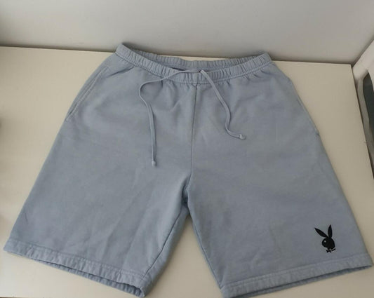 SS16 Supreme x Playboy shorts azul claro talla L shorts tipo chándal