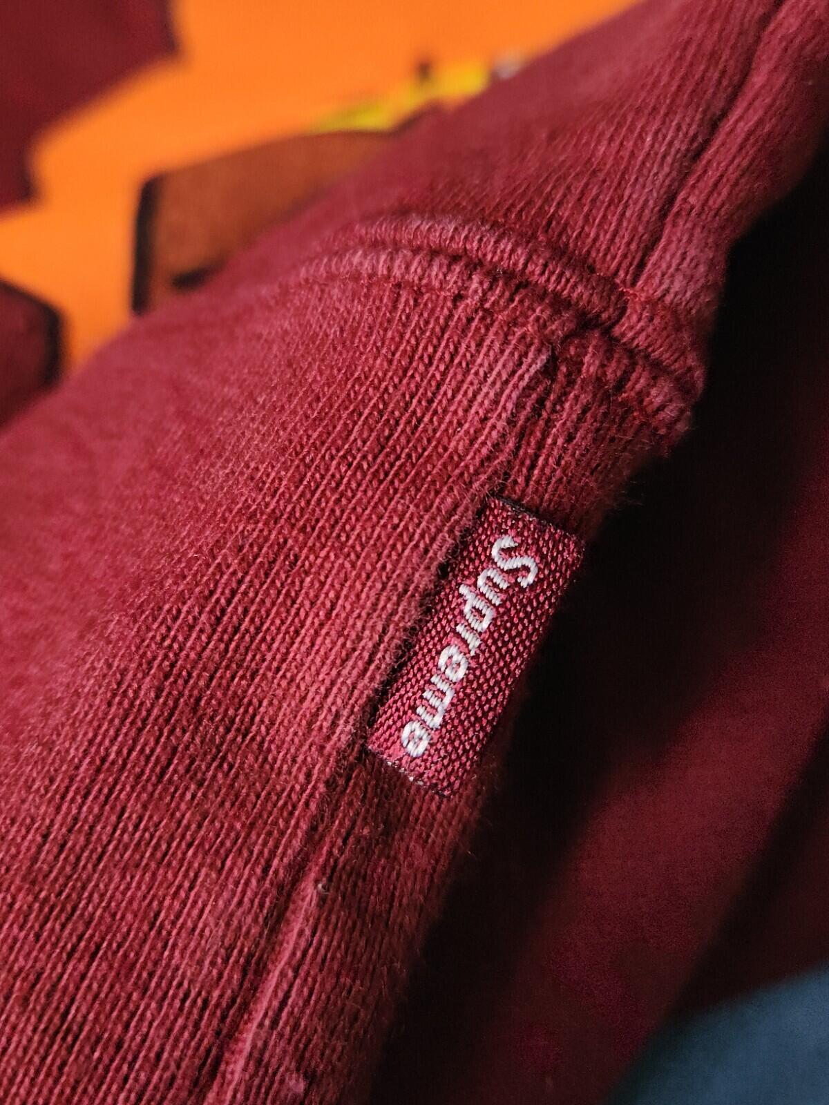 FW17 Supreme Gonz Heads Burgundy crewneck size L large sweatshirt Mark Gonzales