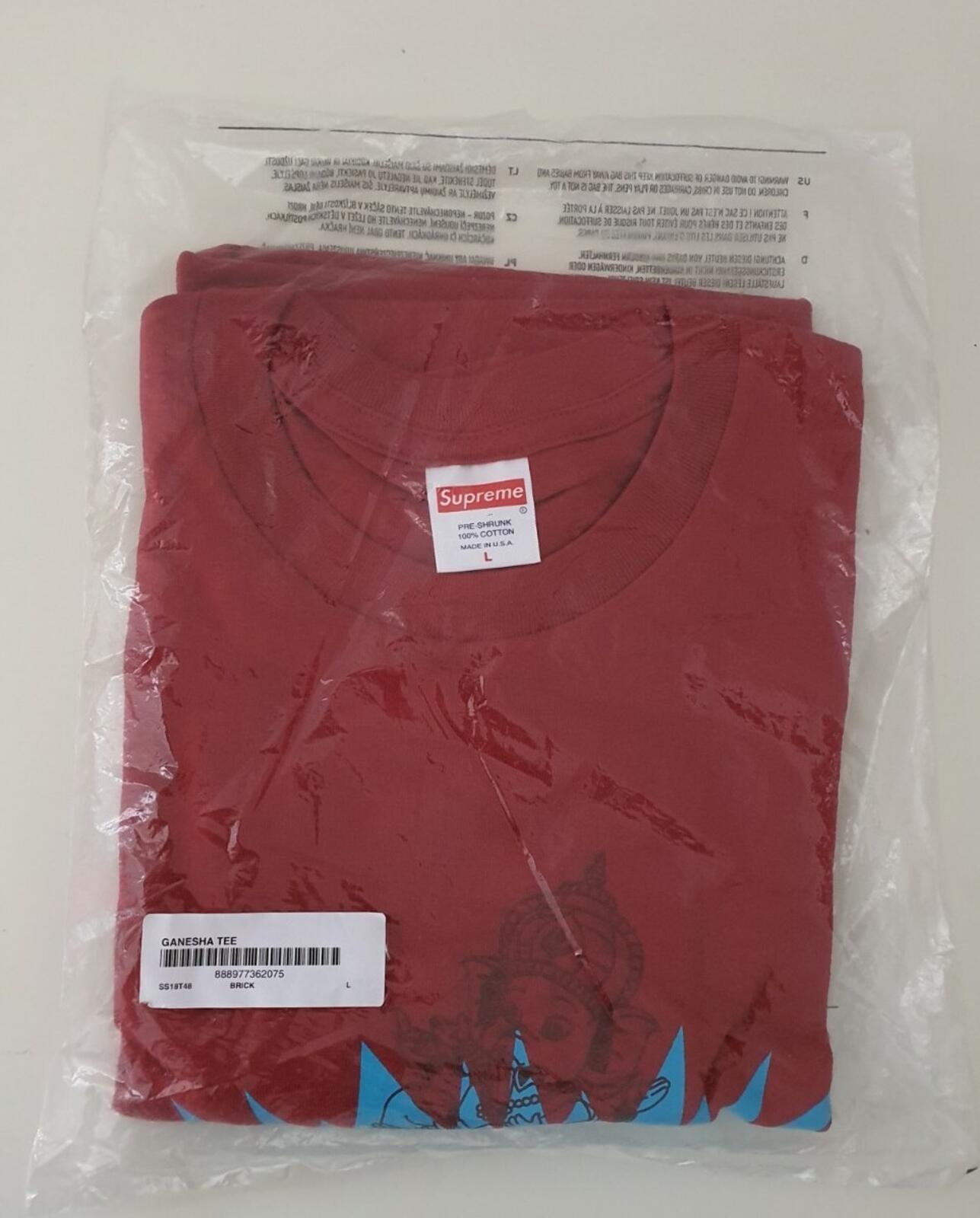 SS18 Supreme Ganesha Tee Brick Size L