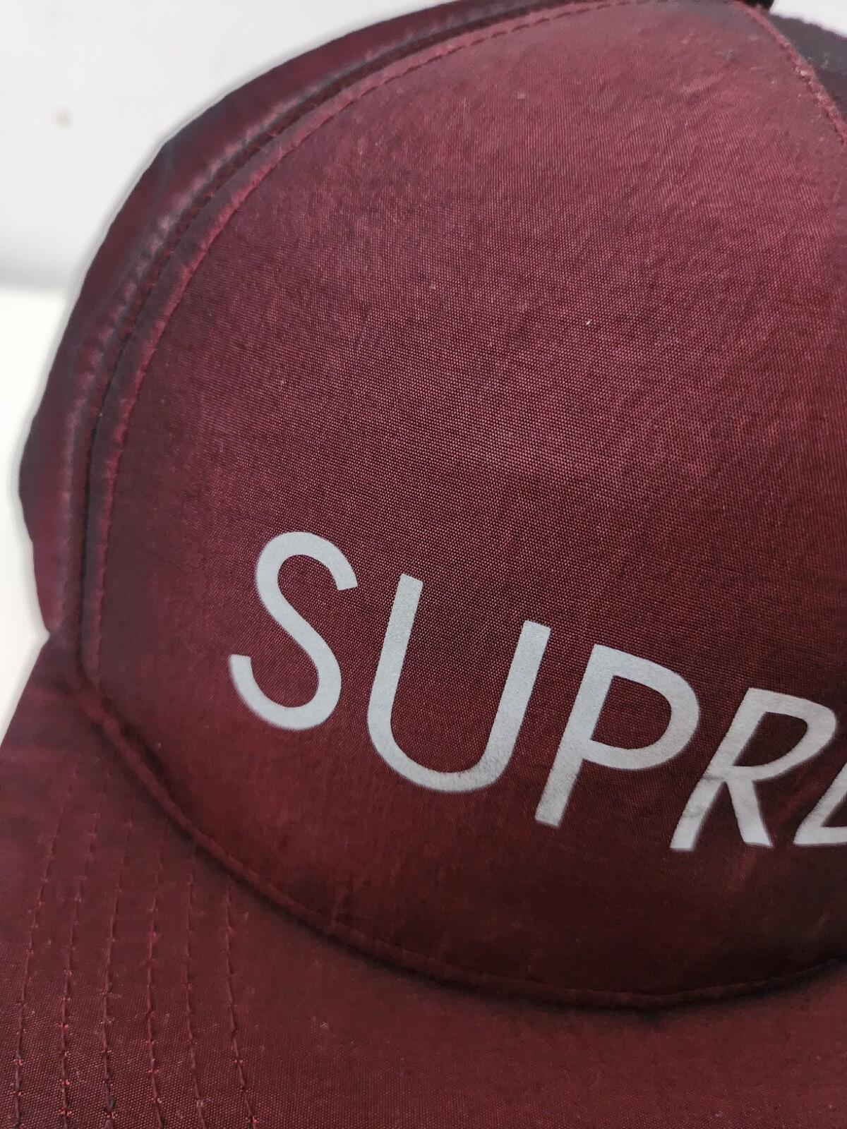 FW13 Supreme Iridescent 5- Panel Starter Cap Reflective Hat Rare Vintage 2013