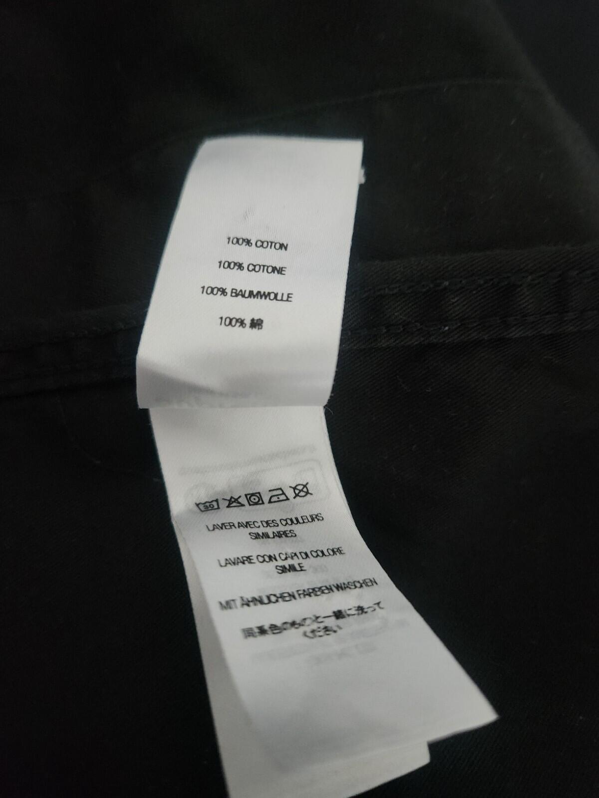 SS24 Supreme Small Box Black Shirt  Size M Medium Button Up Long Sleeve