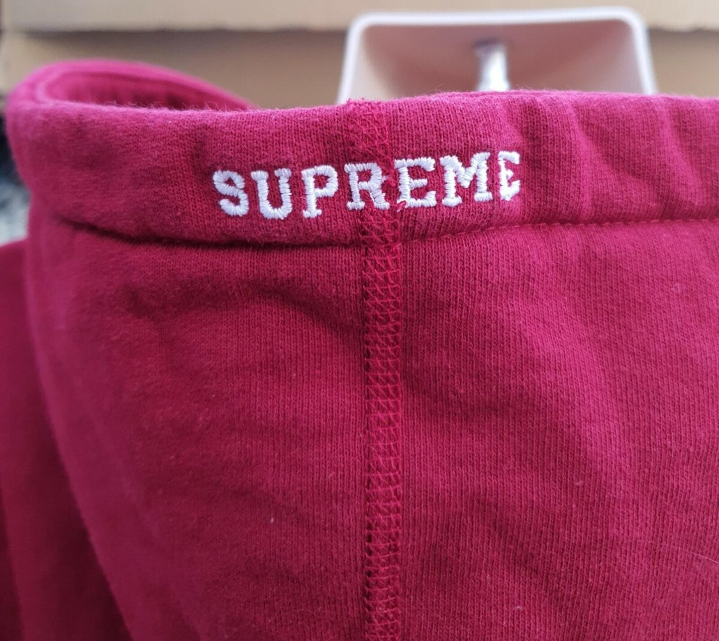 SS17 Supreme Michael Jackson hooded sweatshirt cardinal M medium hoodie red MJ