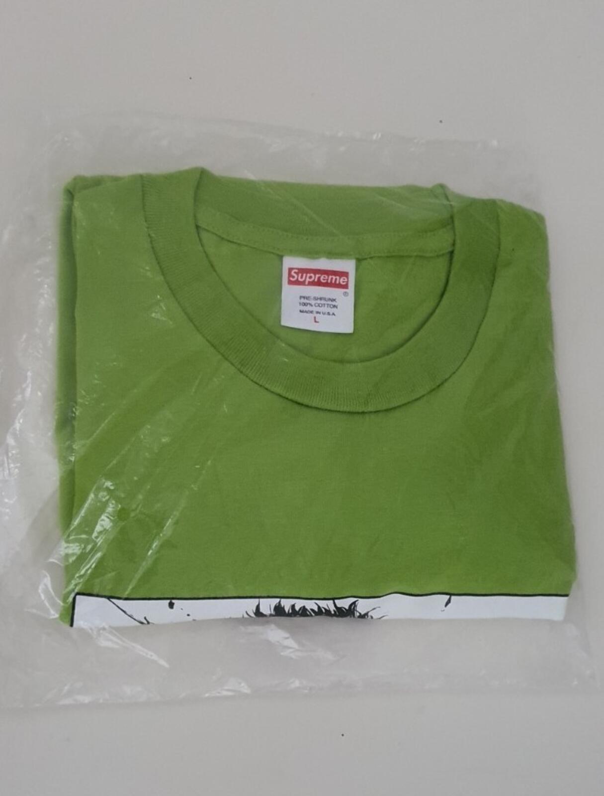 FW17 Supreme x Akira Arm camiseta talla L Grande Lima playera Anime Japonés