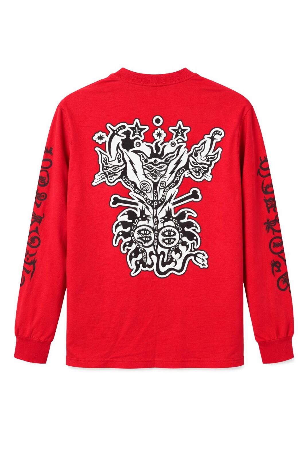 SS21 Supreme Clayton Patterson L/S Tee Red Size S