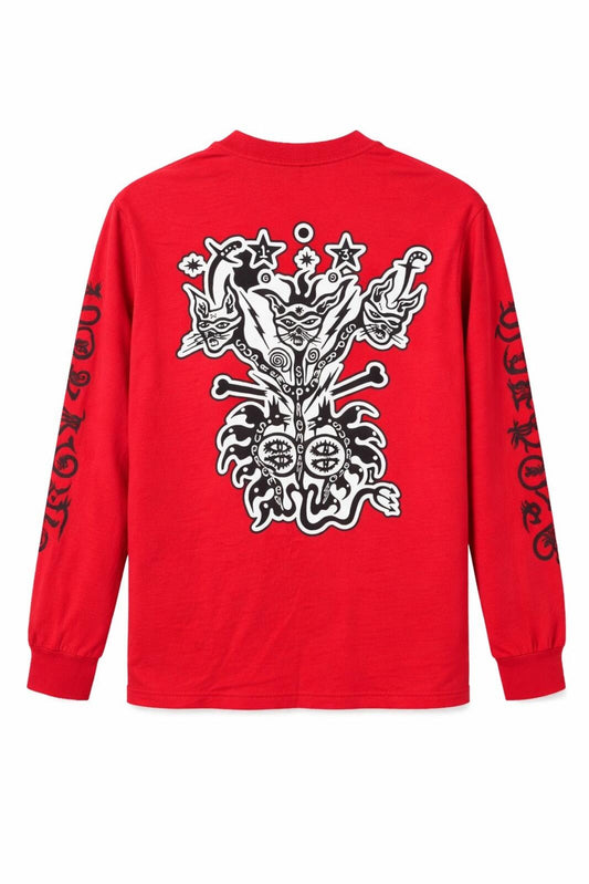 SS21 Supreme Clayton Patterson L/S Tee Red Size S