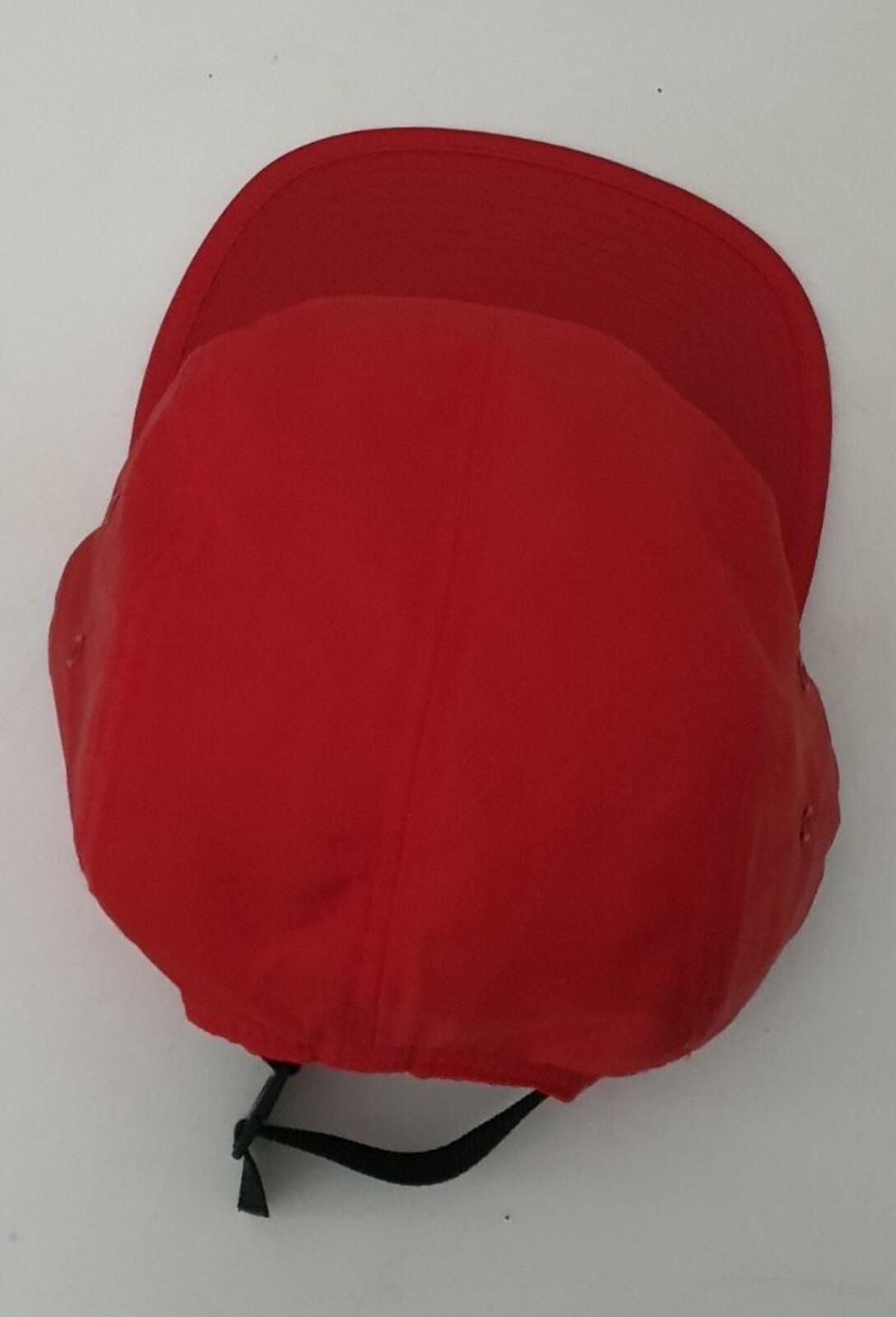 FW18 Supreme Patent Leather Patch Camp Cap Rot