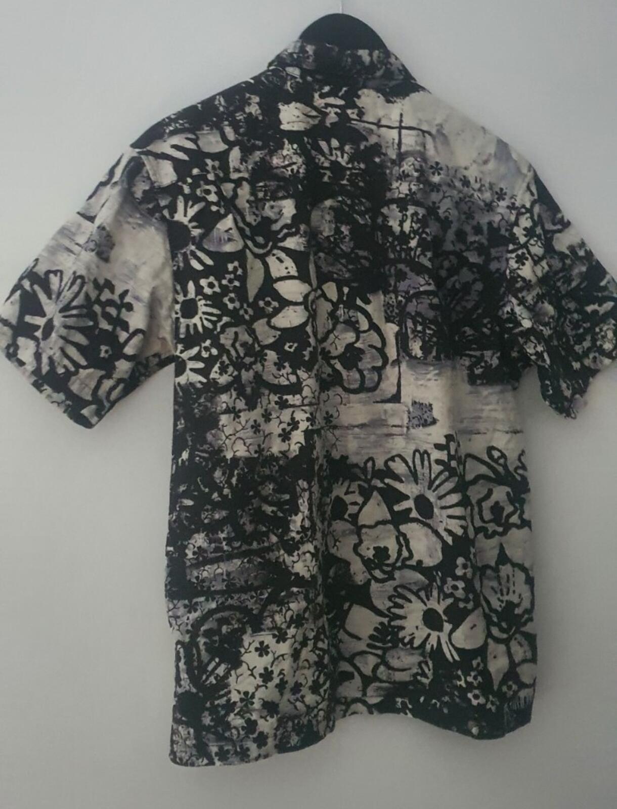 FW21 Supreme x Christopher Wool S/S Hemd Größe S klein schwarz Knopfleiste