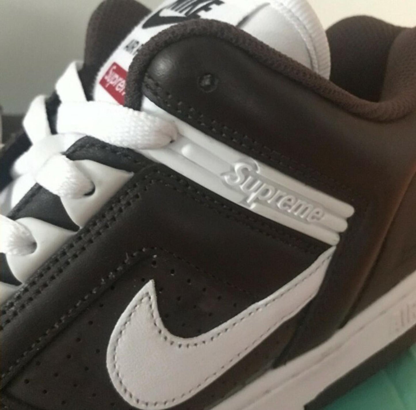 SS17 Supreme x Nike SB Air Force 2 Low Brown US 8.5 UK 7.5  EU 42 lot Trainers