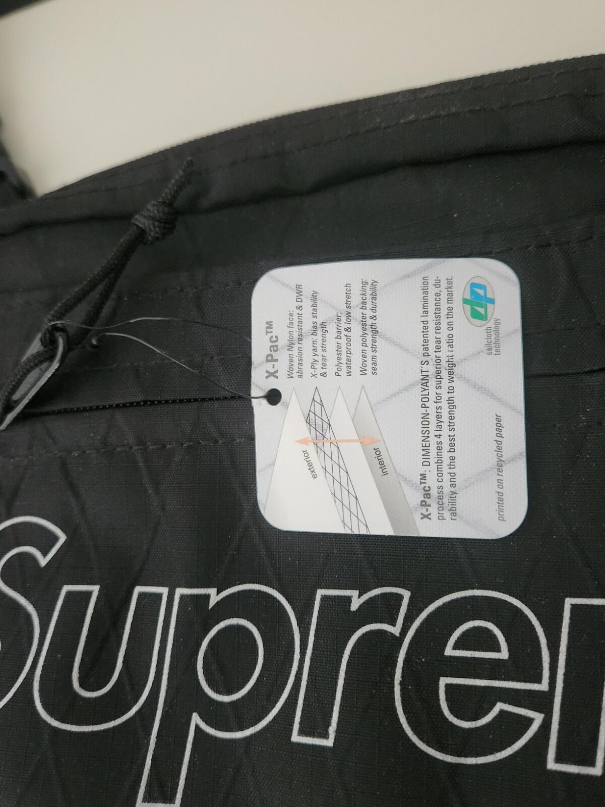 FW18 Supreme Shoulder Bag Black Water Resistant