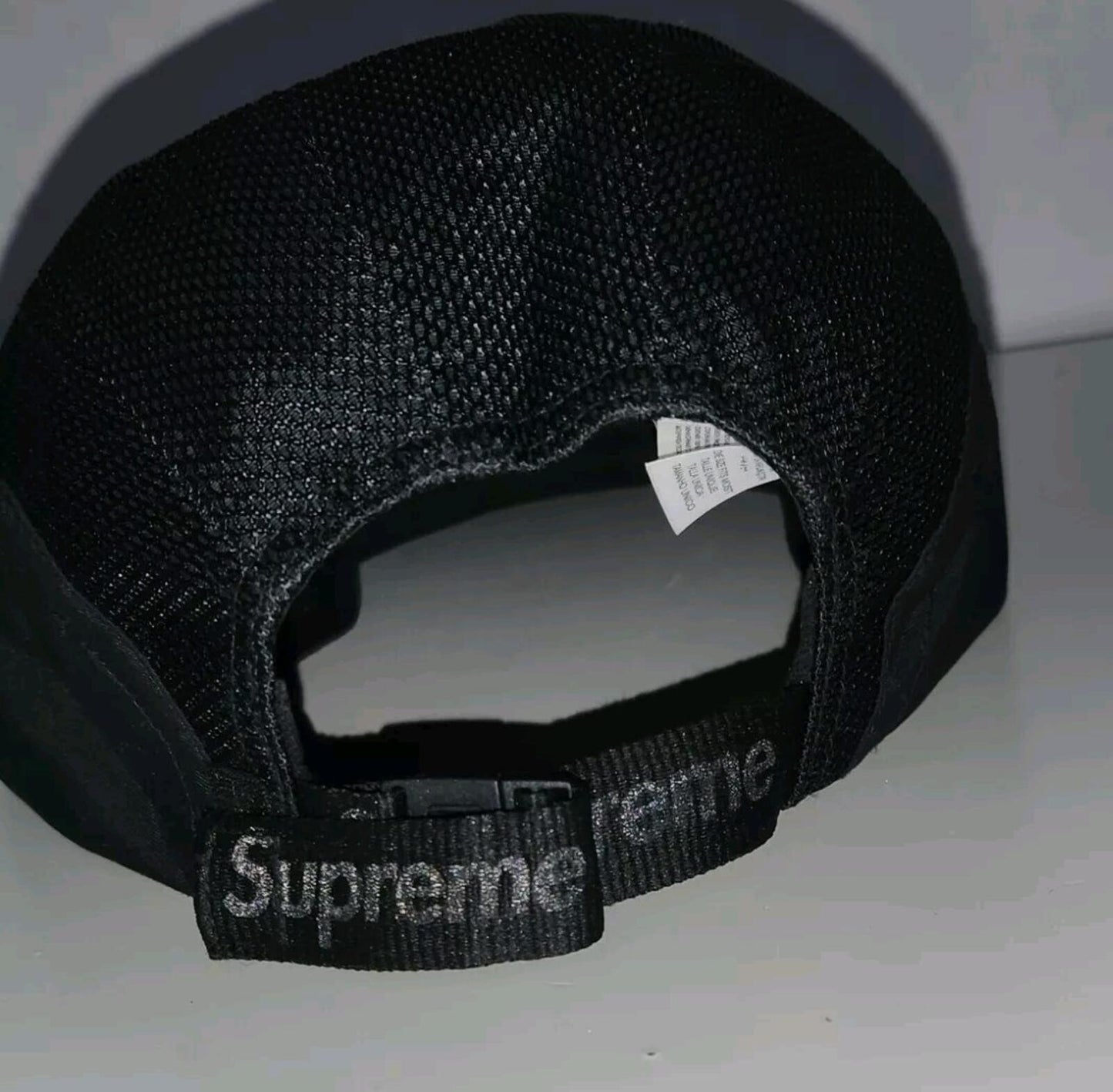 FW17 Supreme x Nike Trail Running Cap schwarze Kappe 3M reflektierend Humara