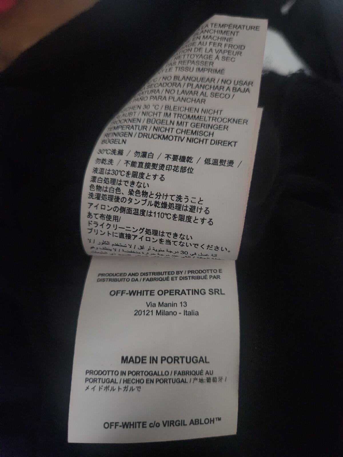 Off-White Caravaggio Tee Black Size M