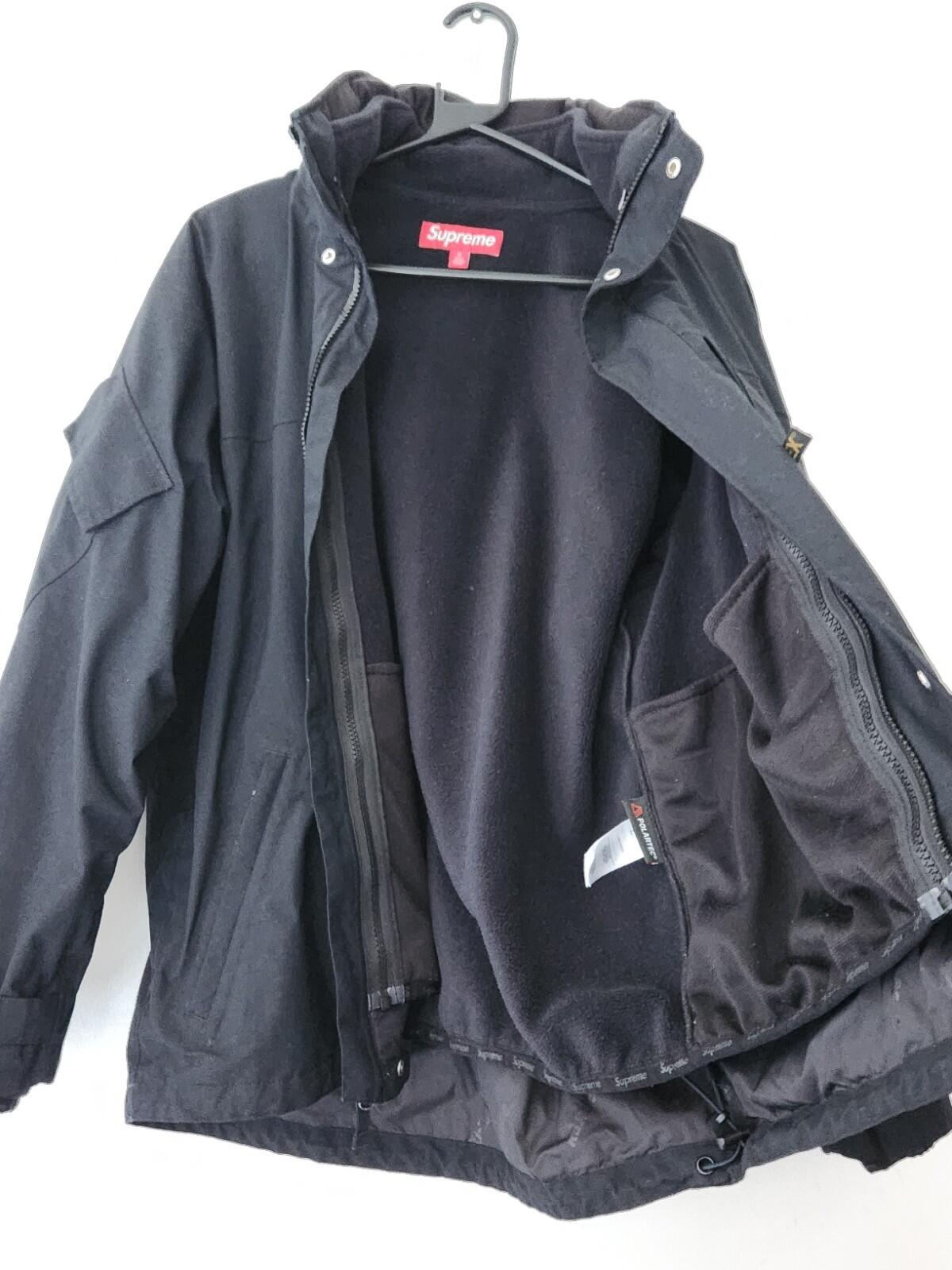 FW23 Supreme 2-in-1 GORE-TEX Polartec Liner Jacket Black Size S Waterproof