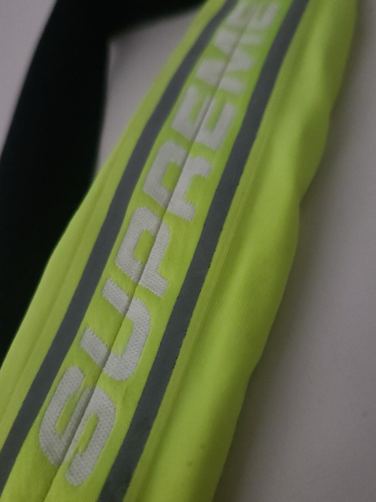 SS19 Supreme Running Bag Leuchtgelb Reflektierender Besatz