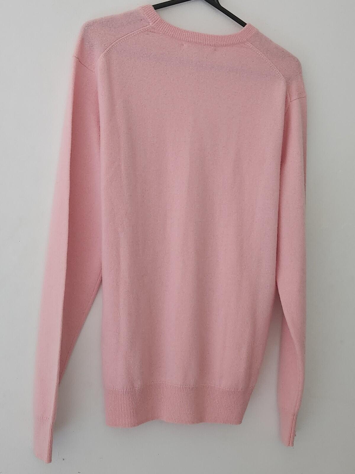 FW15 Supreme Cashmere RRP £228 Pink Sweater size M Medium New With Tag Jumper