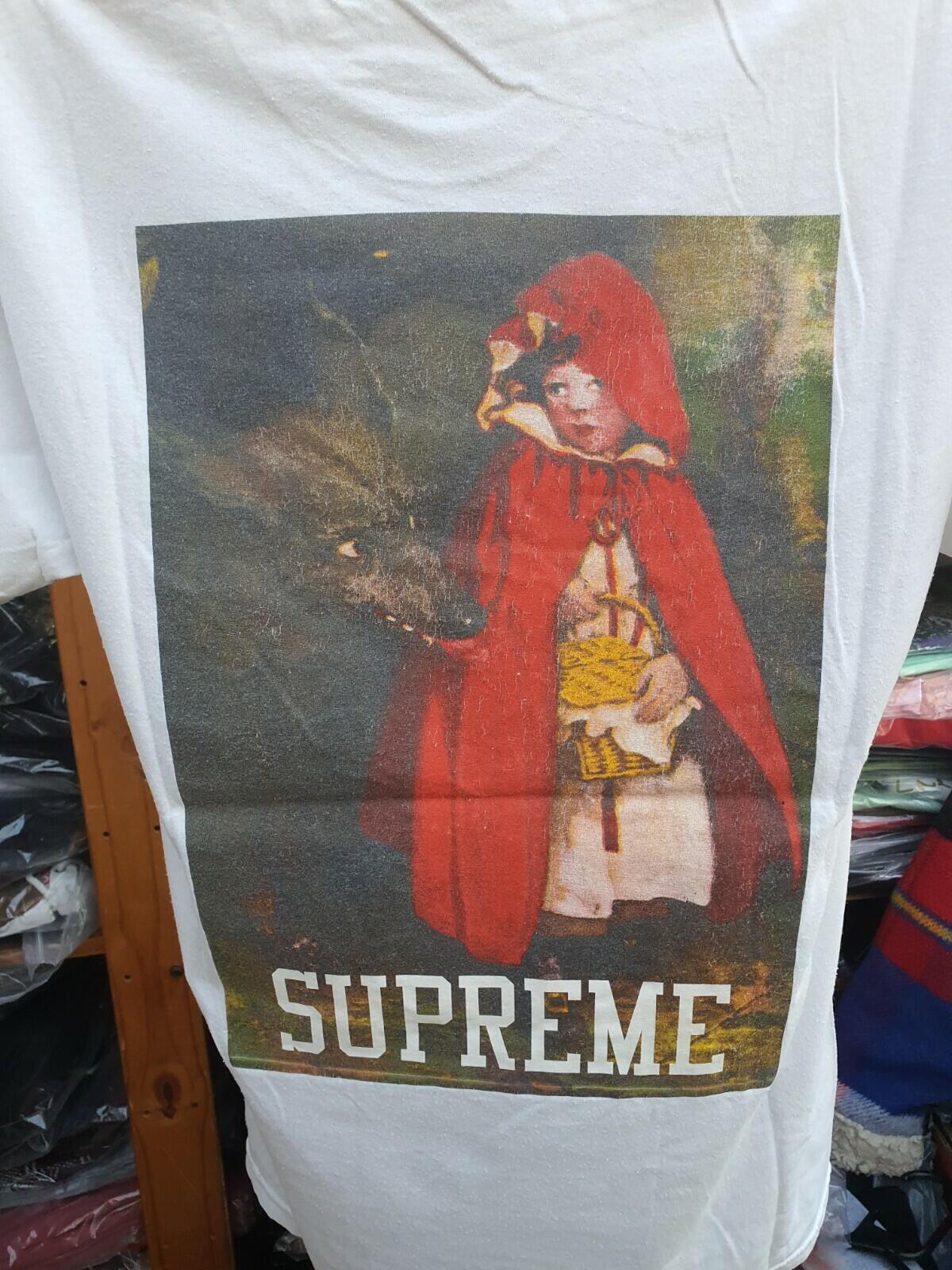 FW12 Supreme Little Red Riding Hood Tee White Size L