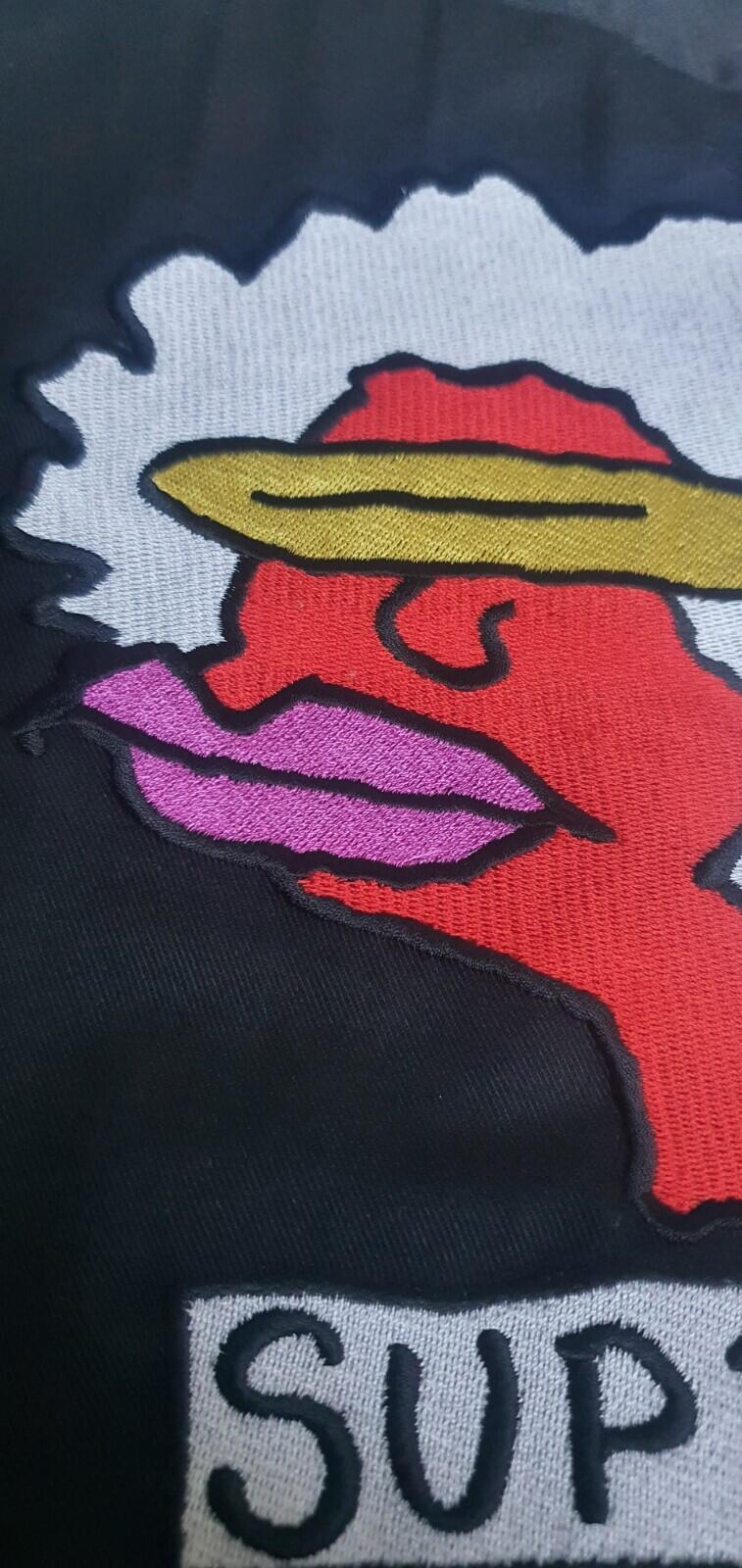 FW17 Supreme Gonz Ramm S/S Work Shirt Size M medium Mark Gonzales Supream Black