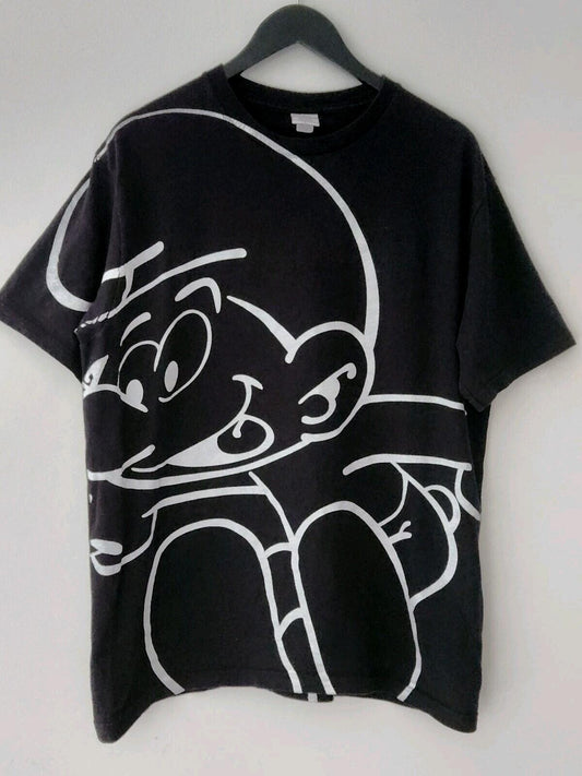 FW20 Supreme Smurfs tee Size L Large Black T-shirt