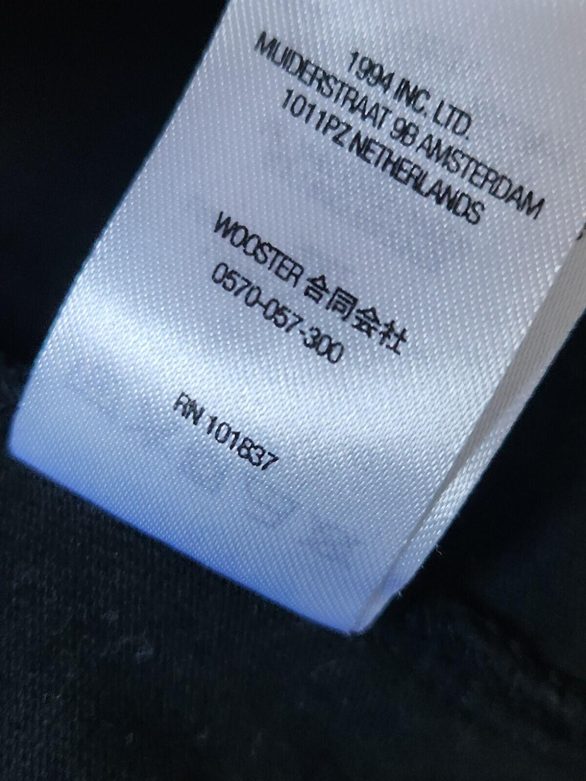 FW22 Supreme Shadow Script S/S Top Tee Black Size L