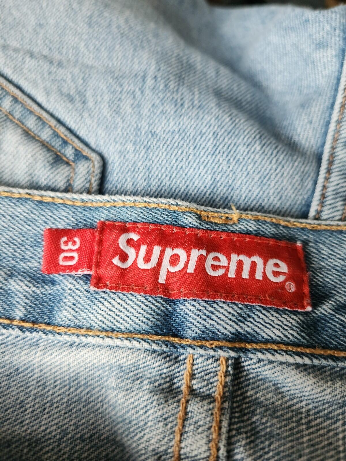 Supreme Vintage Slim Jeans Stonewashed Size 30 W30 L30 Stonewashed