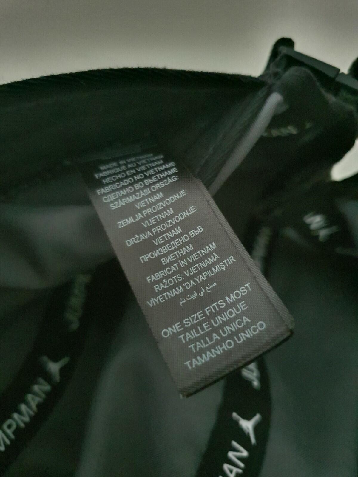 Gorra de 5 paneles SS17 Kaws x Jordan negra